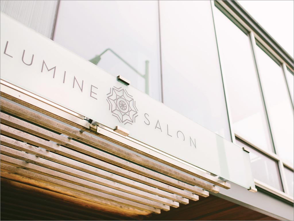 美國(guó)Lumine Salon美容美發(fā)沙龍店面門頭設(shè)計(jì)