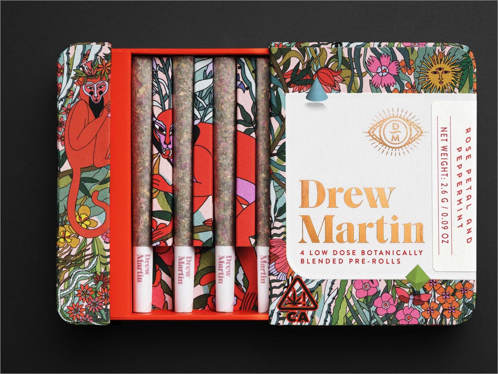 英國(guó)Drew Martin香煙包裝設(shè)計(jì)之開盒展示